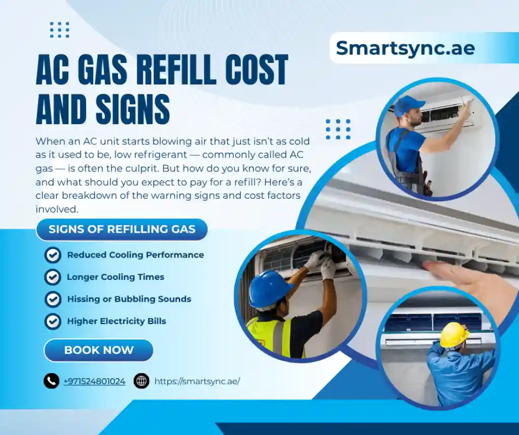 AC Gas Refill Cost and Signs You Need One in Dubai