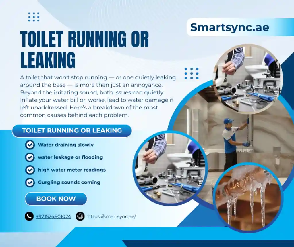 Toilet Running or Leaking? Common Causes Explained